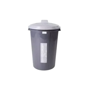 Bote o contenedor para residuos cónico aec bc50 de 50 litros con tapa