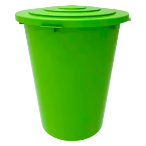 Bote o contenedor de residuos bote 200 l de 200 litros con tapa