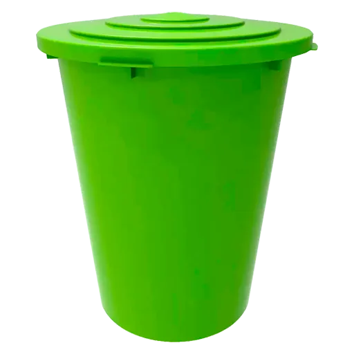Bote o contenedor de residuos bote 200 l de 200 litros con tapa