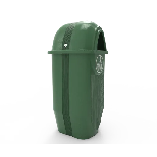 Papelera para residuos city doble de 150 litros