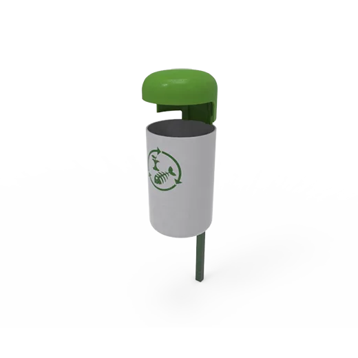 Papelera para residuos cr 30 de 30 litros