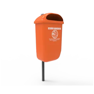 Papelera para residuos europa 50 hd de 50 litros