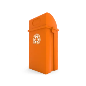 Papelera para residuos madrid de 140 litros
