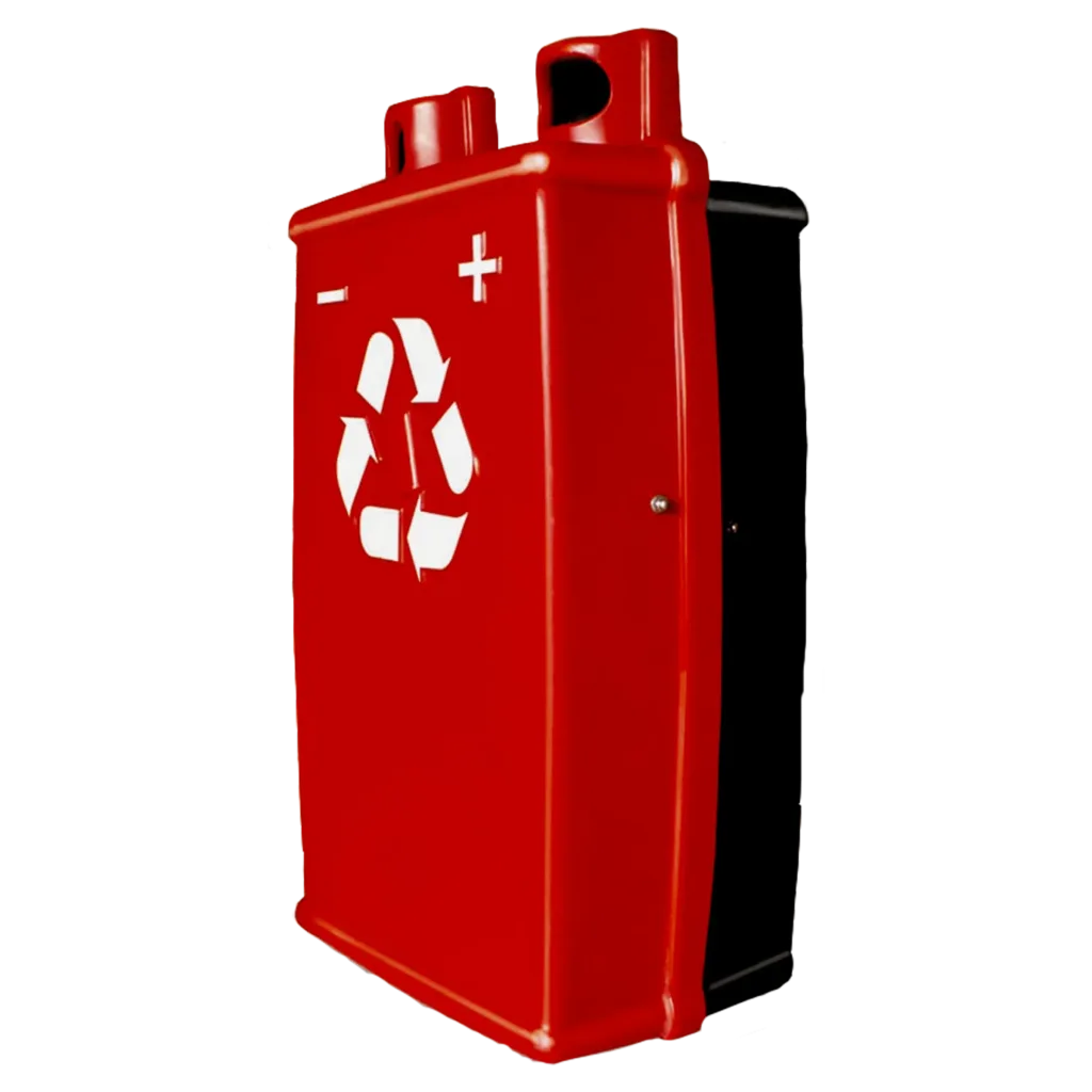 Contenedor para el reciclaje maxibatery de pilas
