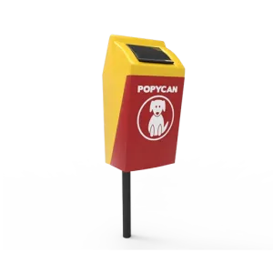 Papelera para desechos popycan de mascotas de 50 litros