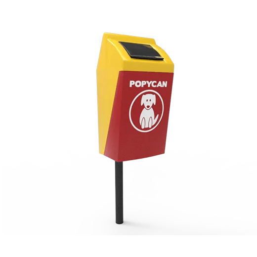 Papelera para desechos popycan de mascotas de 50 litros