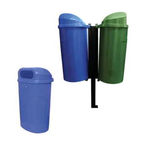 Papelera para residuos ranita 50 de 50 litros