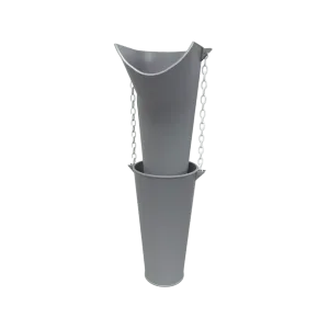 Receptor de plástico receptor cascajero para descarga escombros