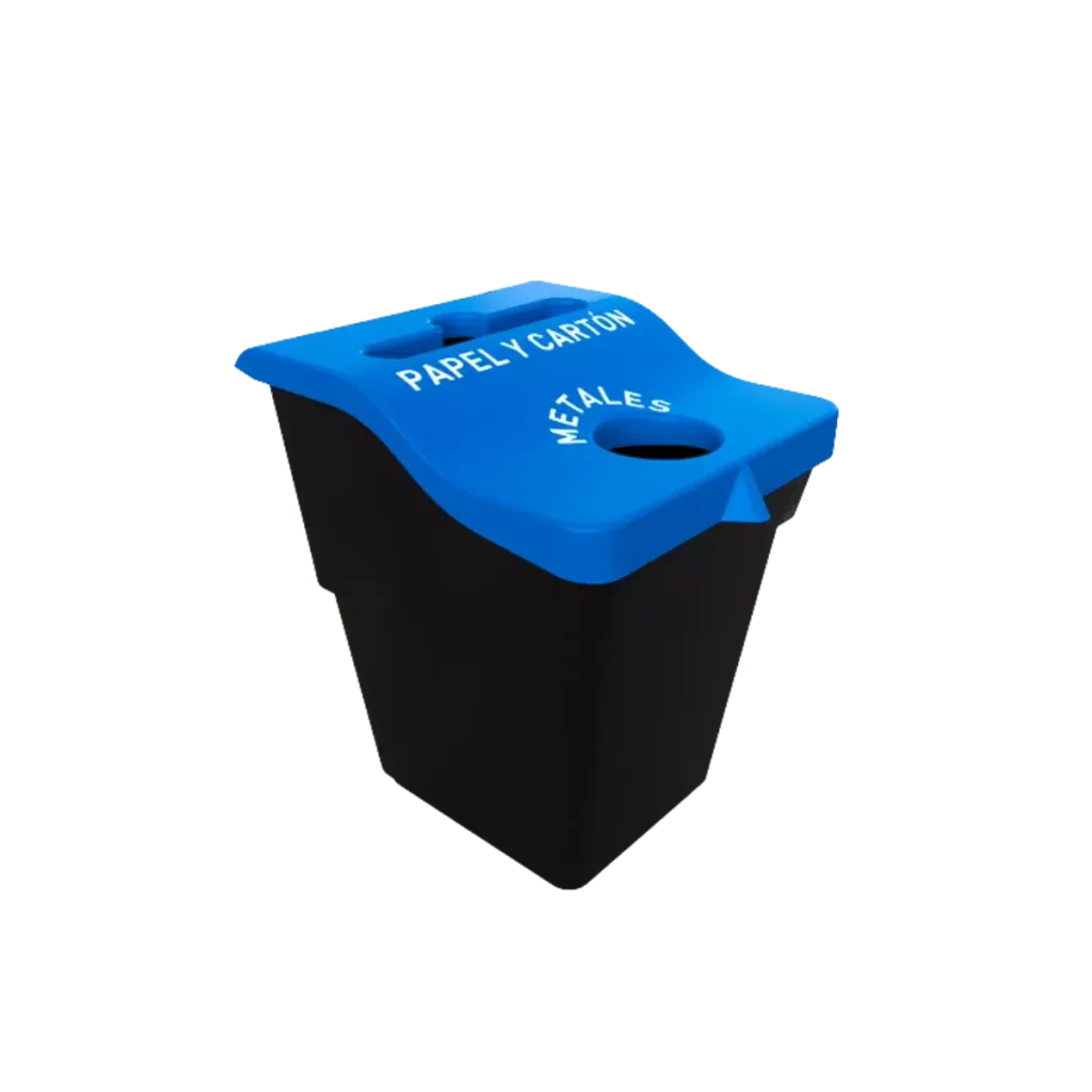 Papelera para separar residuos recibin 40 de reciclaje