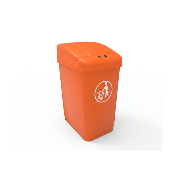 Papelera para residuos recicla 1 con tapa eléctrica