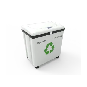 Papelera para residuos recicla 2 con tapa eléctrica