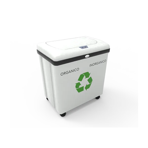 Papelera para residuos recicla 2 con tapa eléctrica