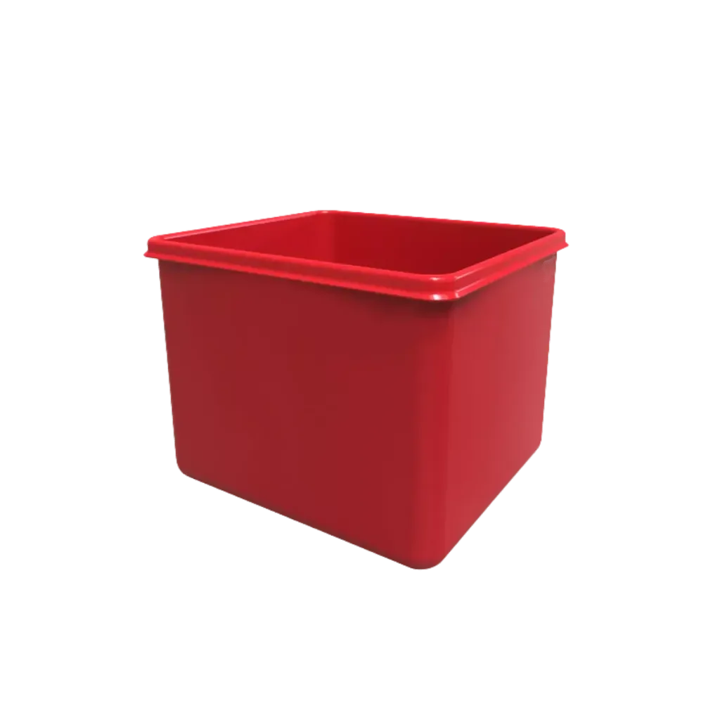 Cajas de plástico servicaja 100 con ruedas de 100 lt