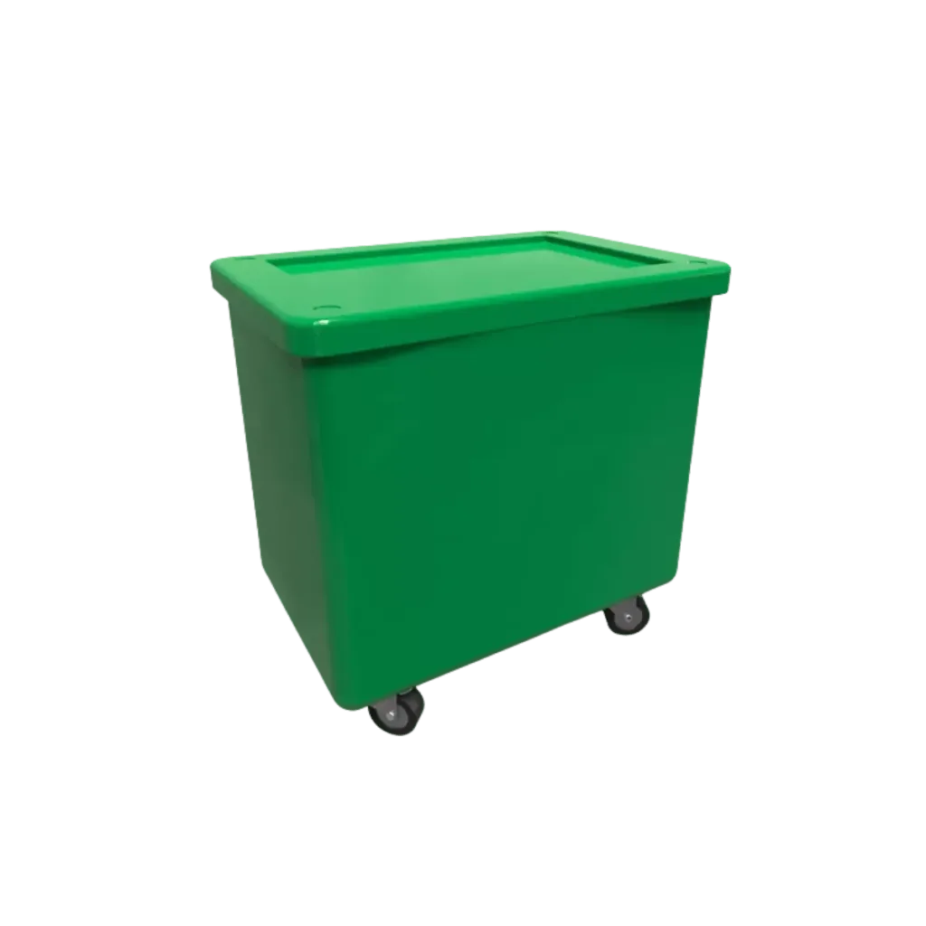 Cajas de plástico servicaja 120 con ruedas de 120 lt