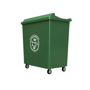 Contenedores de basura vic 500 con ruedas de 500 litros