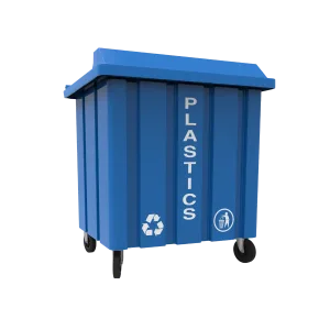 Contenedor para residuos vic 1000 de 1000 litros