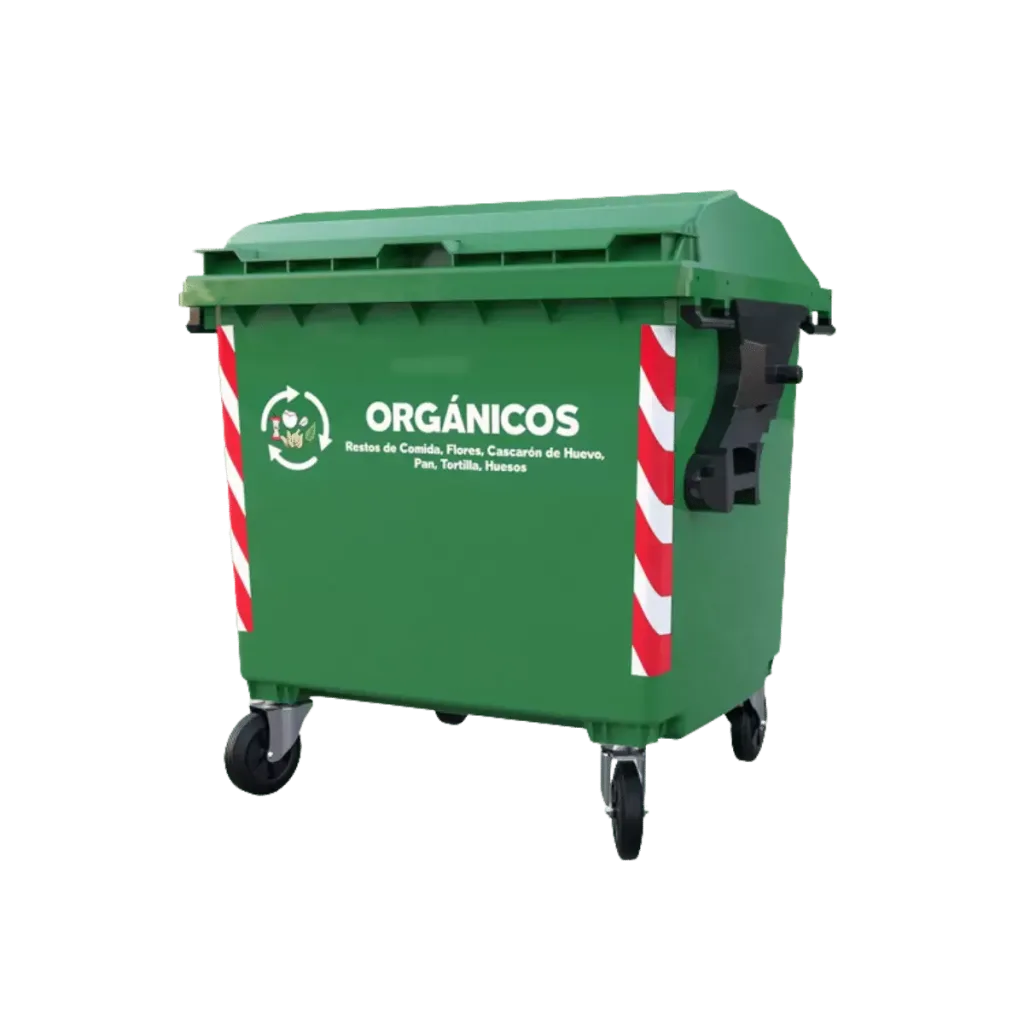 Contenedor para residuos vic 1100 hd de 1100 litros