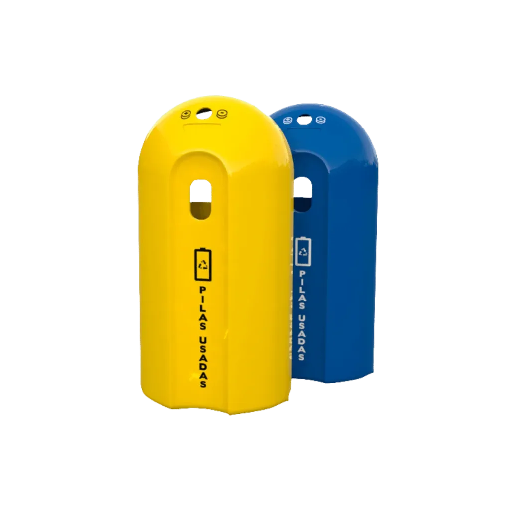 Contenedor para el reciclaje ecobatery de pilas