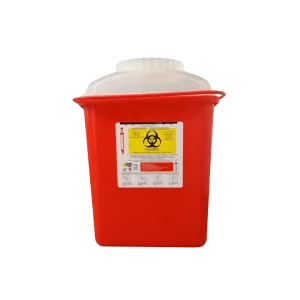Contenedor recolector de punzocortantes rpbi pc 2.44 rojo de 2.44