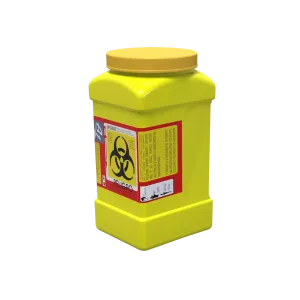 Contenedor recolector líquidos rpbi amarillo de pl 3 a 3 litros