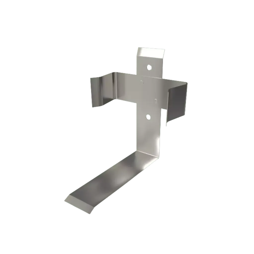 Sujetador de pared suje 1 p de acero galvanizado para recolector