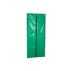 Bolsa para cadáveres sinfonia de polietileno con cremallera, negro