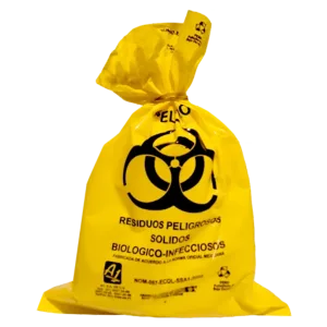 Bolsa rpbi amarilla de lro 20 200 amarilla 20x30 cm, paquete de 100