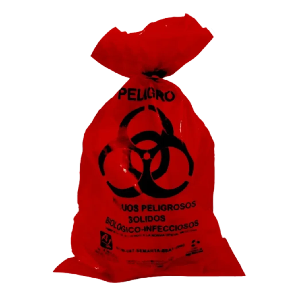 Bolsa rpbi roja de lro 20 200 rojo 20x30 cm, paquete de 100 piezas