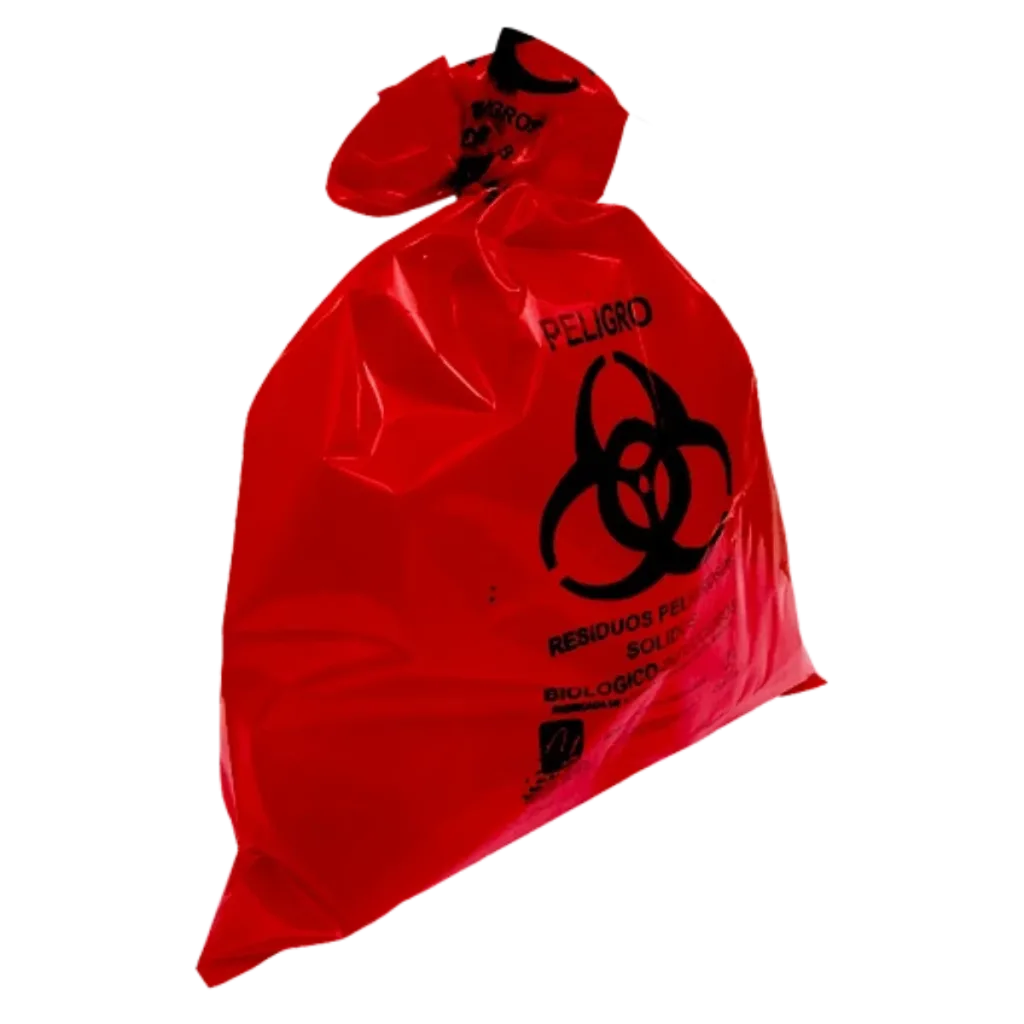 Bolsa rpbi roja de lro 30 200 rojo 30x40 cm, paquete de 100 piezas