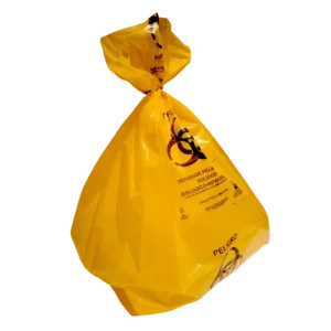 Bolsa rpbi amarilla de lro 55 200 amarilla 55x60 cm, paquete de 100