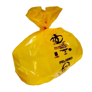 Bolsa rpbi amarilla de lro 60 200 amarillo 60x60 cm, paquete de 100