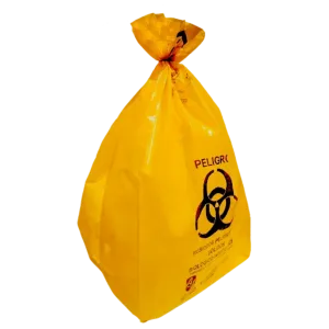 Bolsa rpbi amarilla de lro 61 200 amarrilla 60x80 cm, paquete de 100