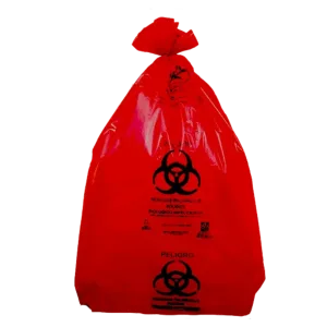 Bolsa rpbi roja de lro 61 200 rojo 60x80 cm, paquete de 100 piezas