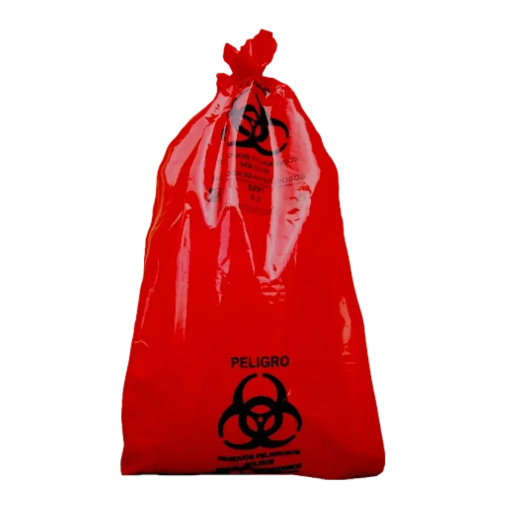 Bolsa rpbi roja de lro 110 200 rojo 78x109 cm, paquete de 100 piezas