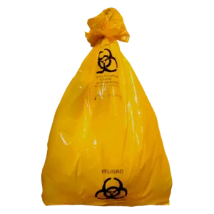 Bolsa rpbi amarilla de lro 122 200 amarilla 110x120 cm, paquete de 100