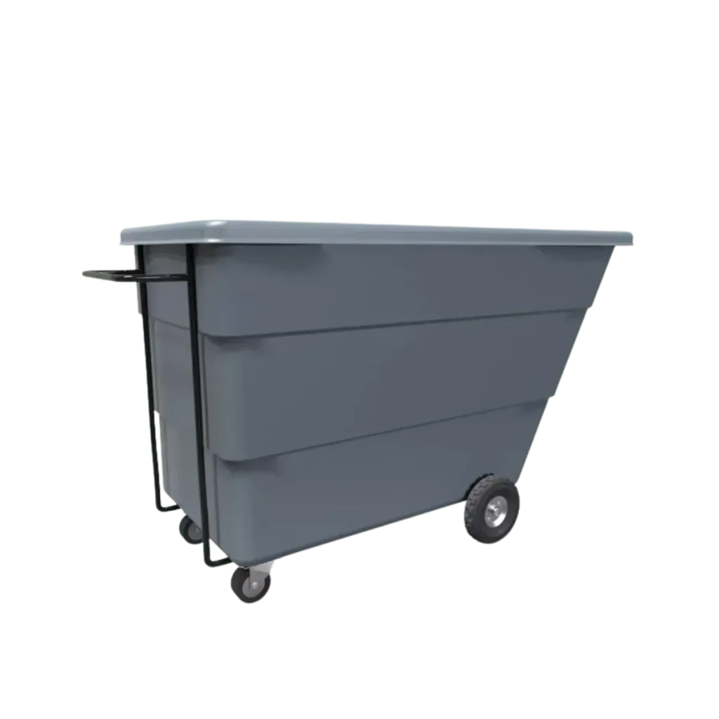 Carro contenedor para residuos volquete 1000 de 1000 litros