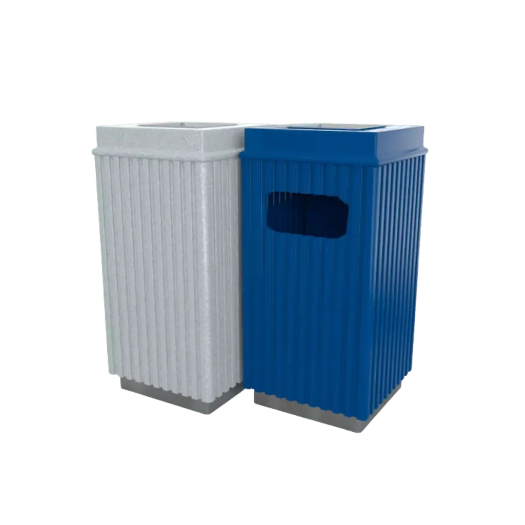 Papelera para residuos ornamental 100 de 100 litros