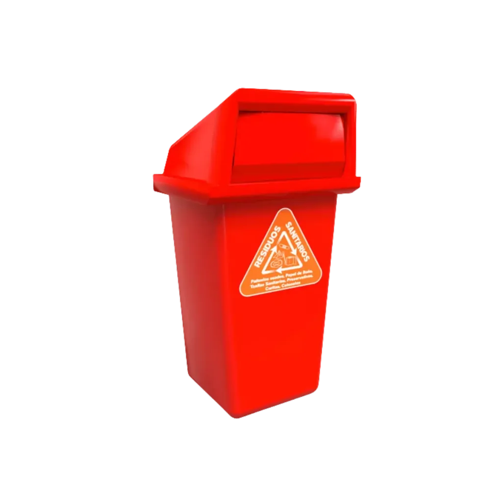 Papelera para residuos diamante de 150 litros