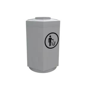 Papelera para residuos gasolinera 2000 de 30 litros