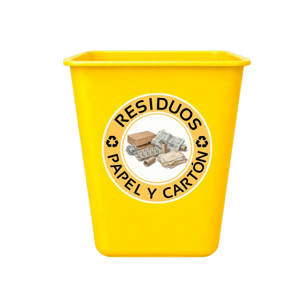 Papelera para residuos cang 25 de 25 litros