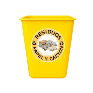 Papelera para residuos cang 25 de 25 litros